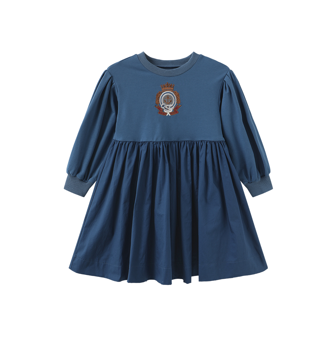 Miles Embroidered Emblem Dress