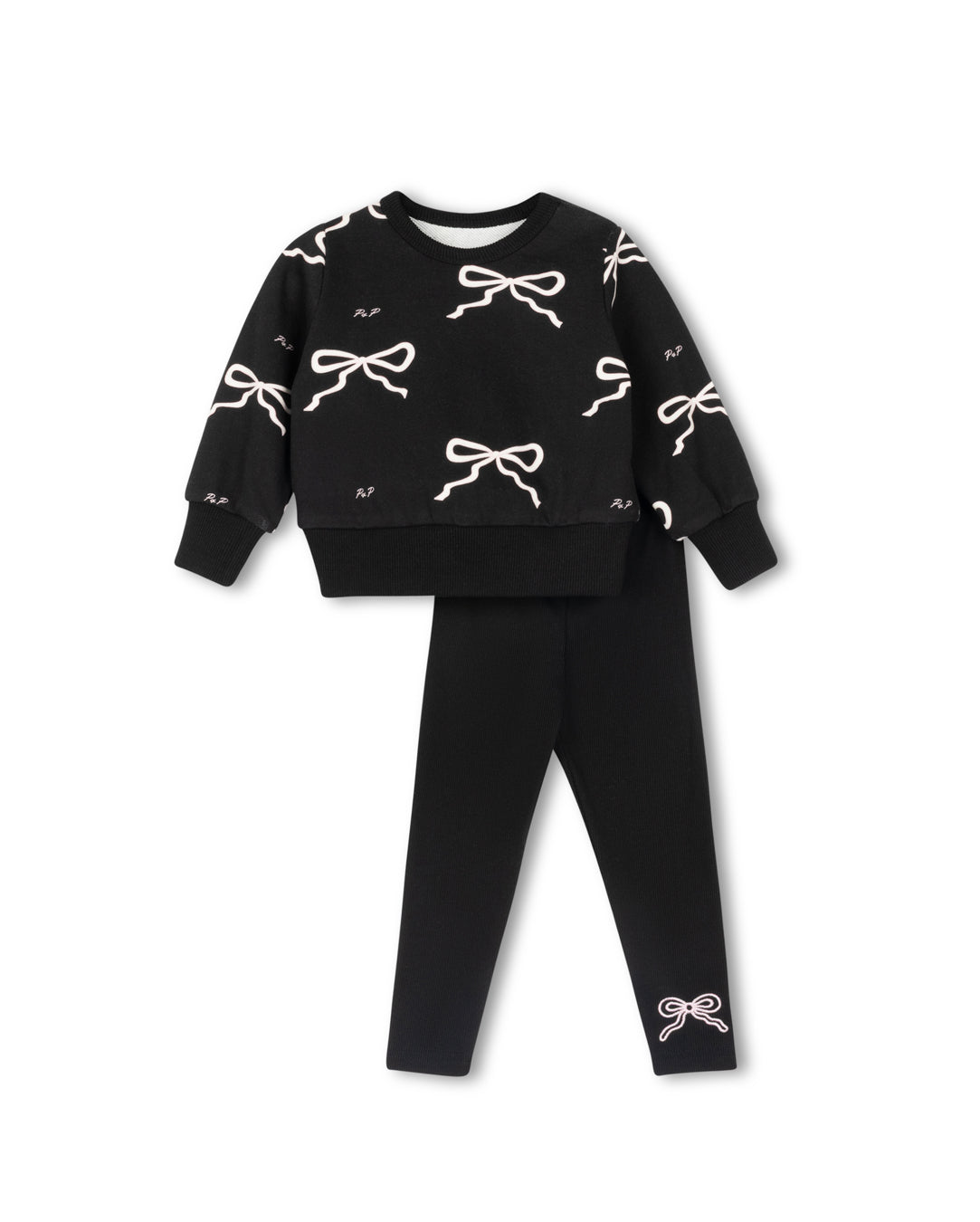 Arco Scattered Bow Sweater and Leggings C-20281
