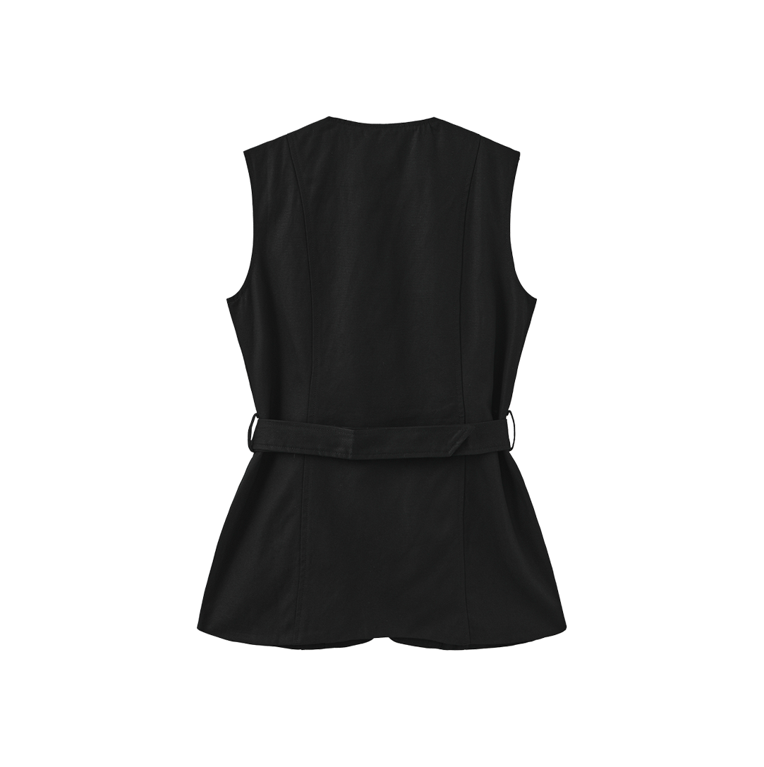 Belted Pocket Vest