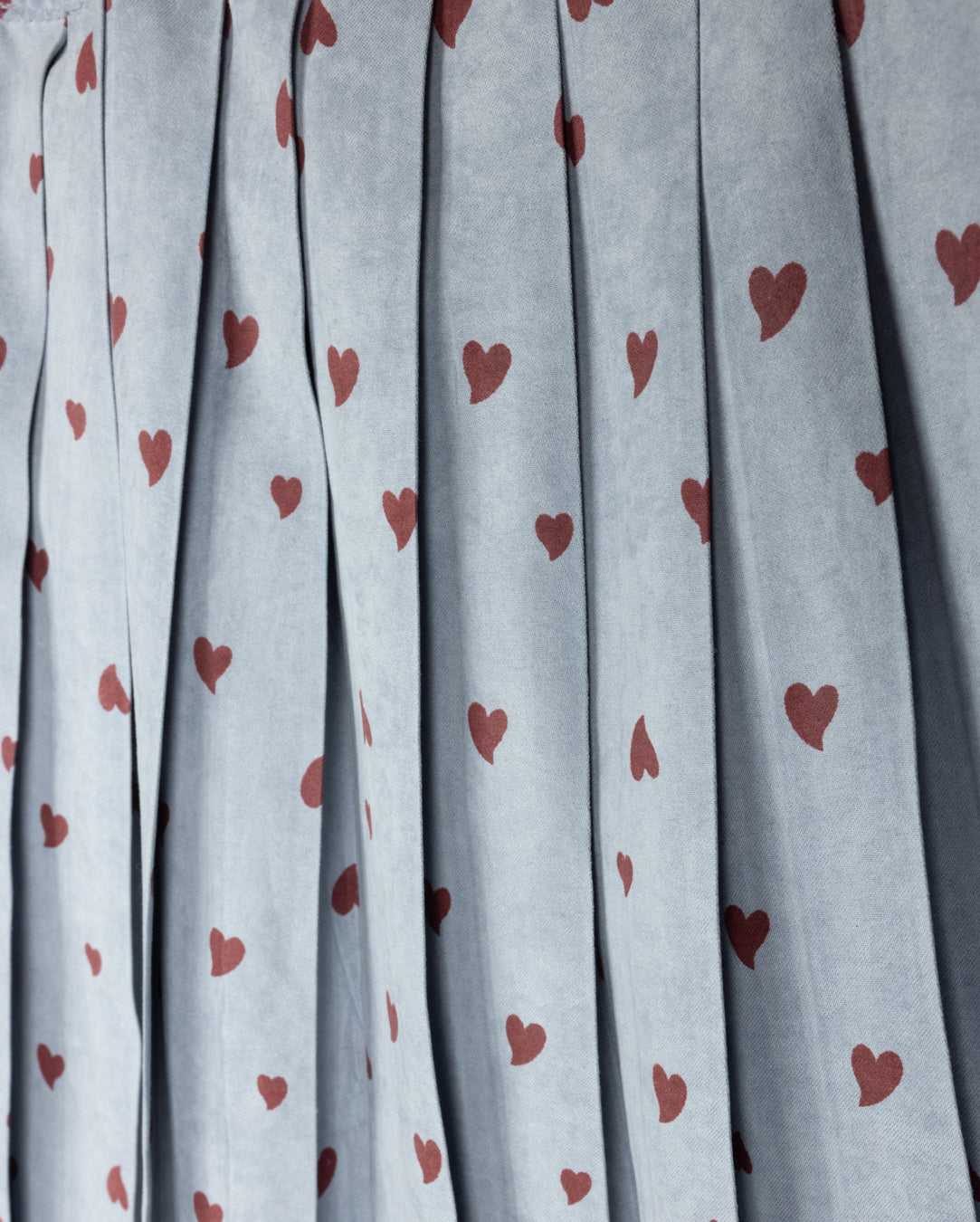 Britta Cupro Heart Printed Skirt