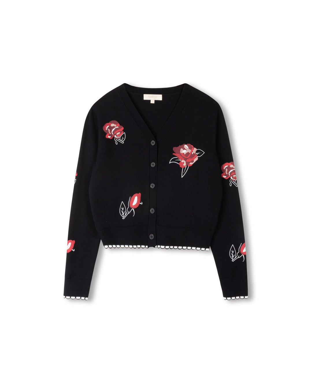 Doris Floral Knit Cardigan