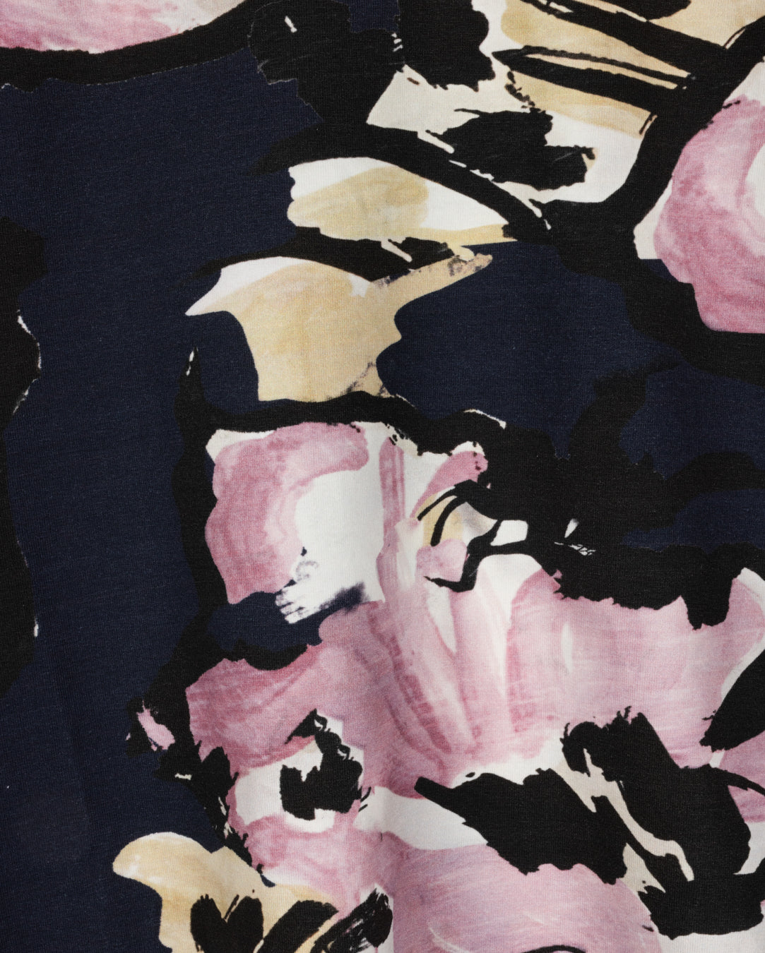 Printed Raw Edge Tee