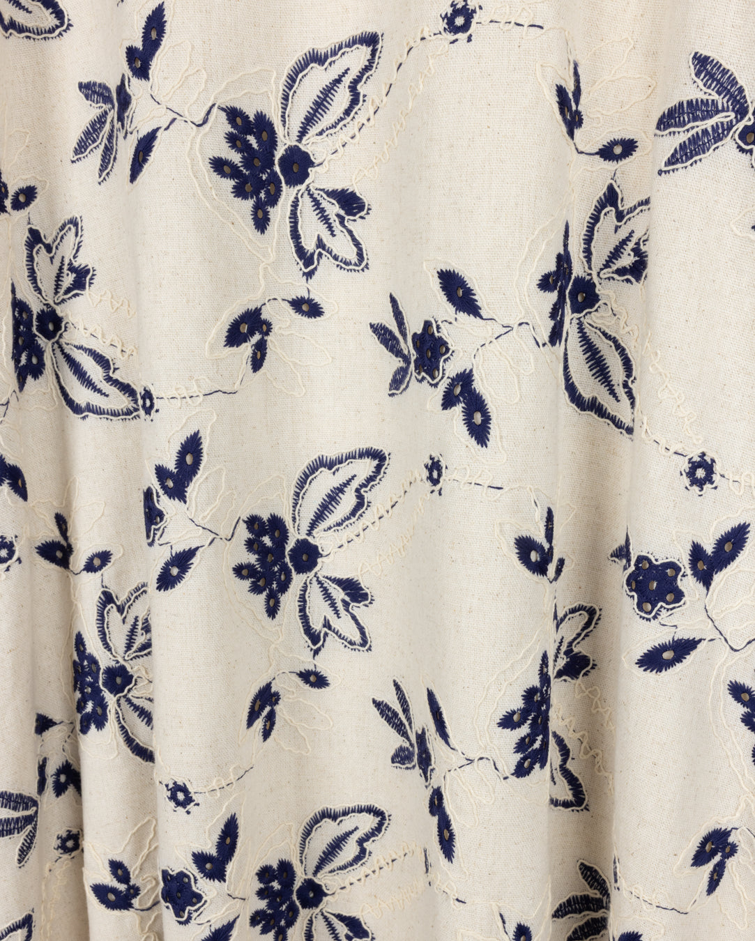 Elle Embroidered A-Line Skirt - Junees