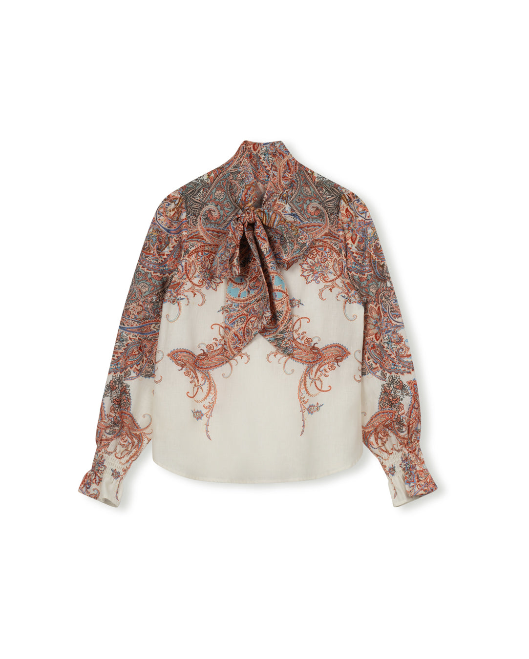 Rhian Tie Neck Blouse - Junees