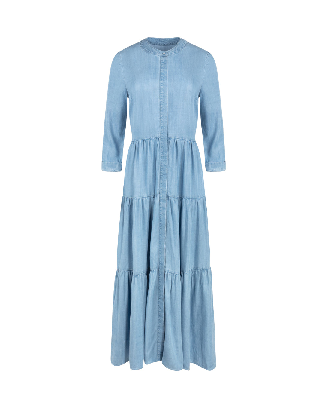 Denim Tiered Dress - Junees
