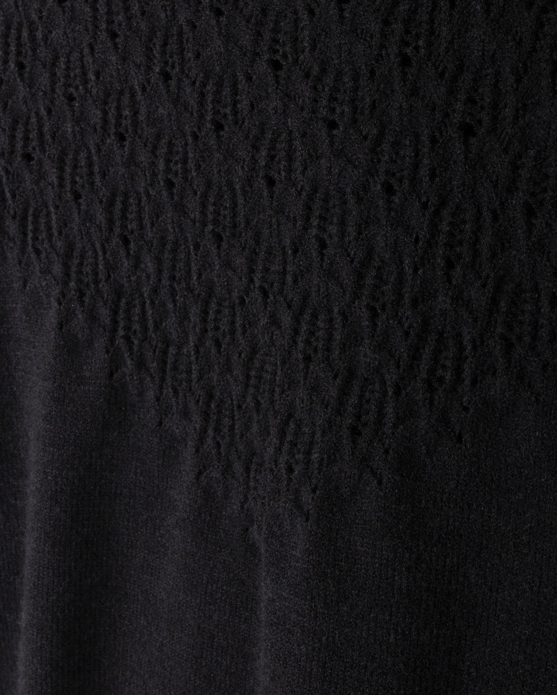 Pointelle Roll Neck Sweater