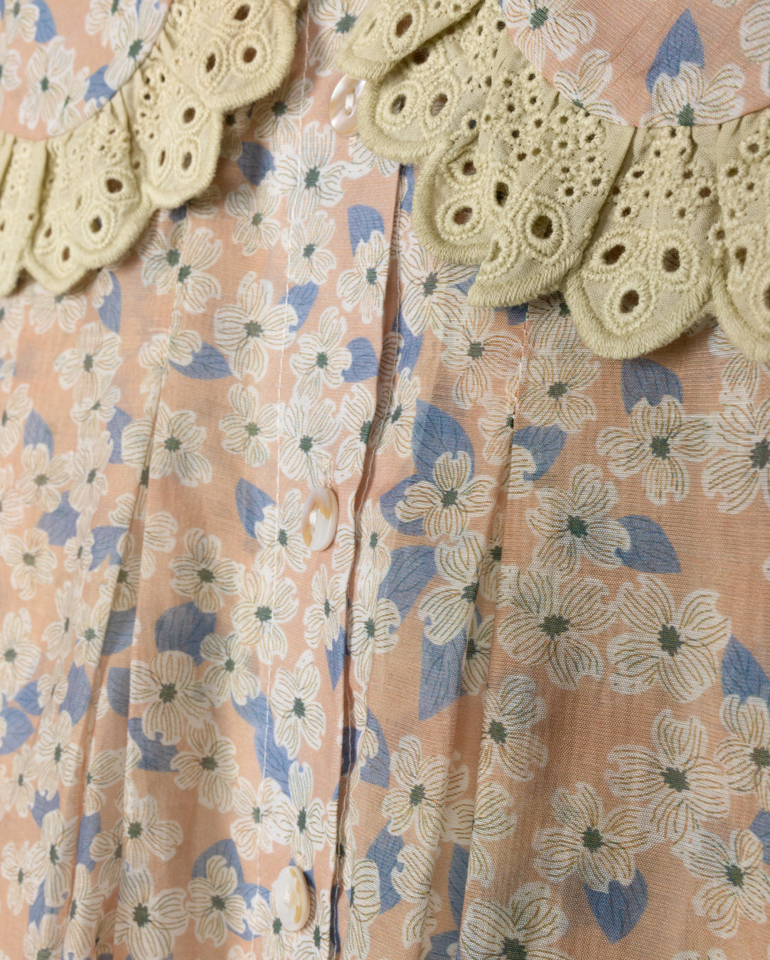 A-line Pleated Big Collar Dress