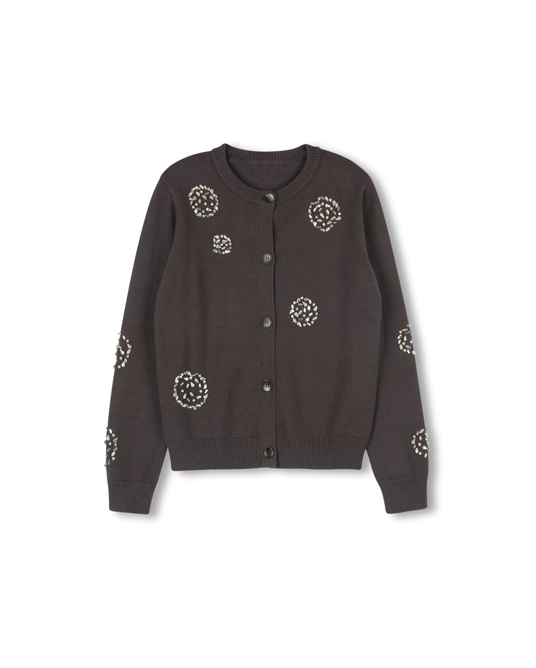 Kylie Polka Dot Rhinestone Cardigan