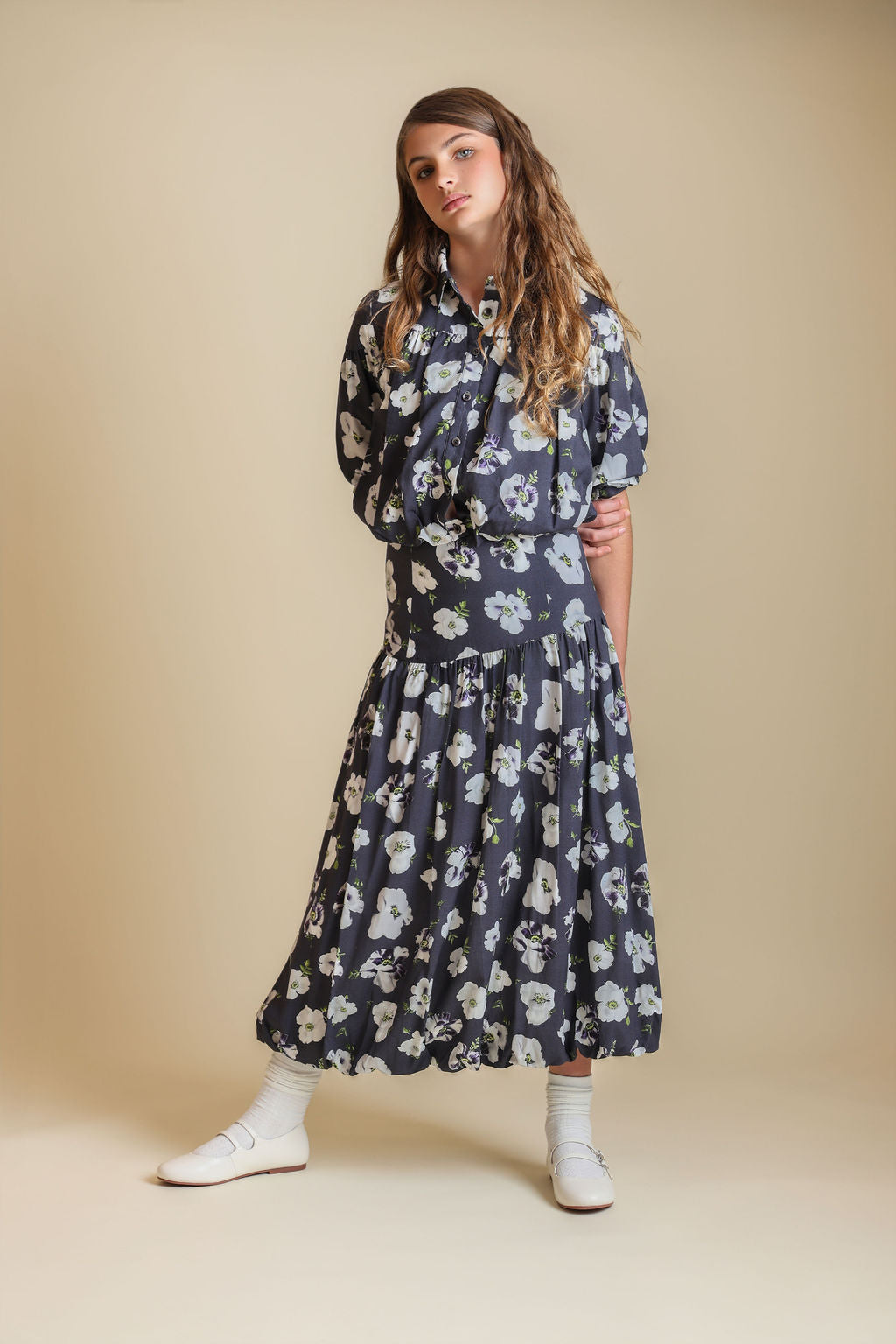 Jamie Floral Poplin Skirt