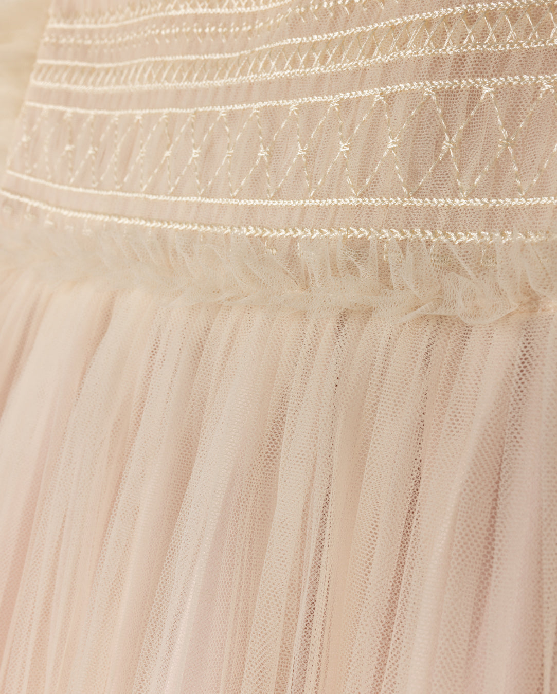 Tulle Bottom Tiered Gown