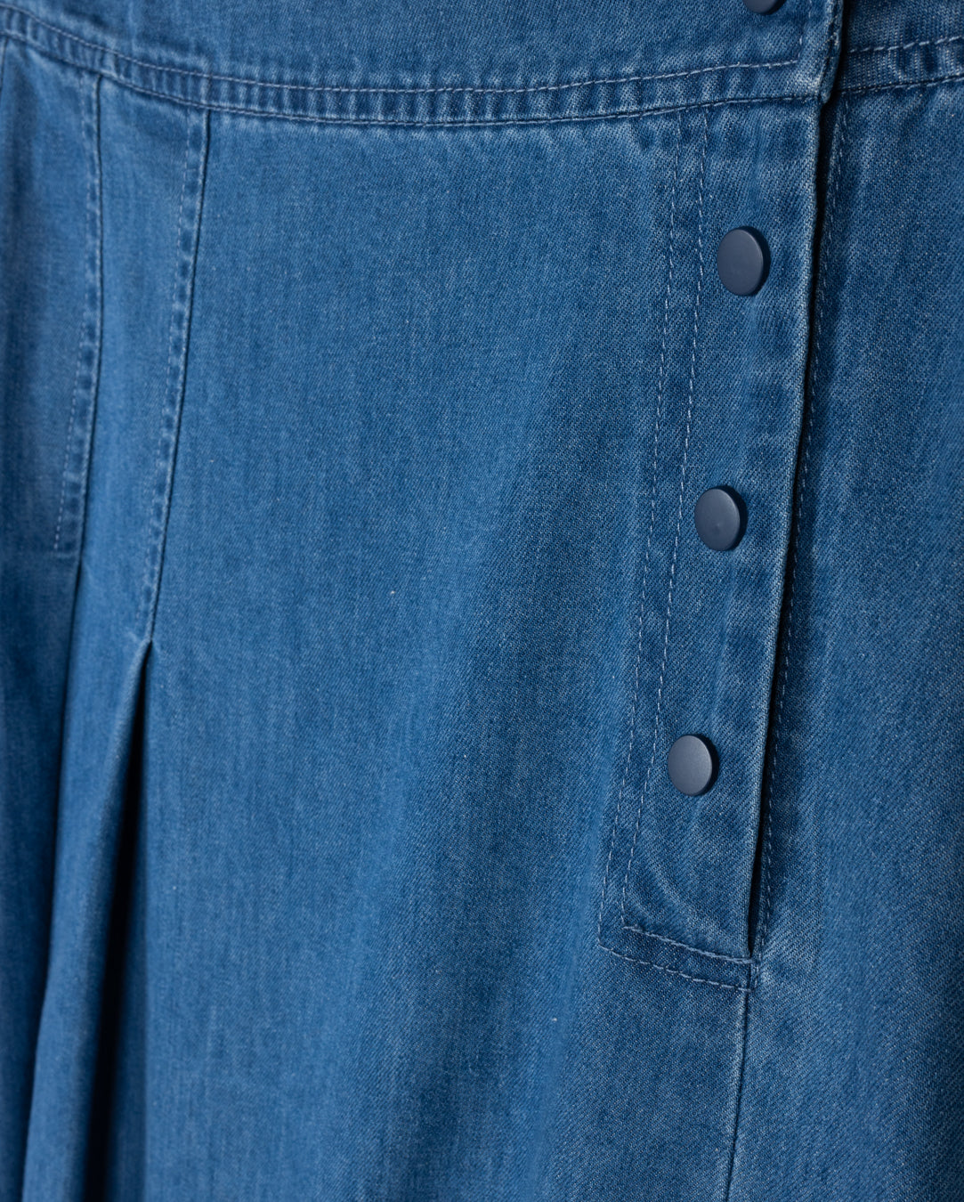 Flair Maxi Denim Skirt