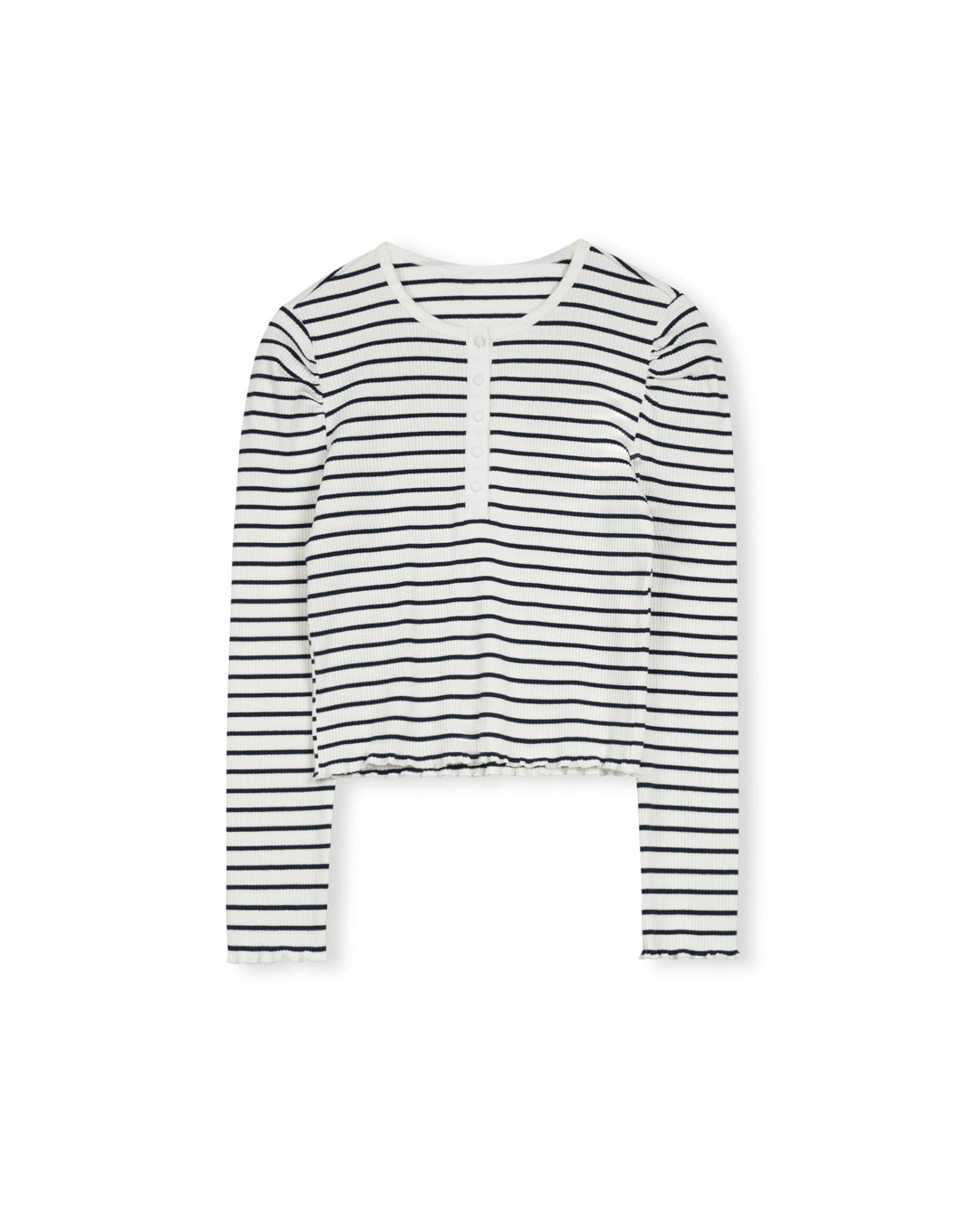 Ribbed Henley Tshirt