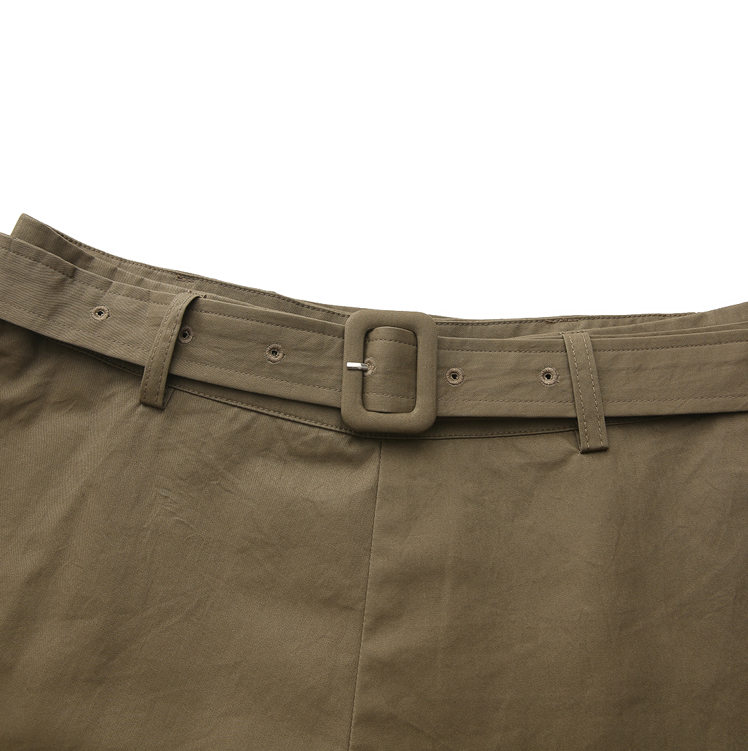 Thick Poplin Bubble Skirt