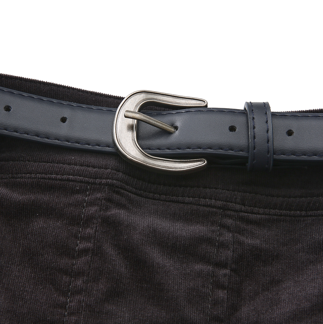 Curduroy Seam Detailed Skirt