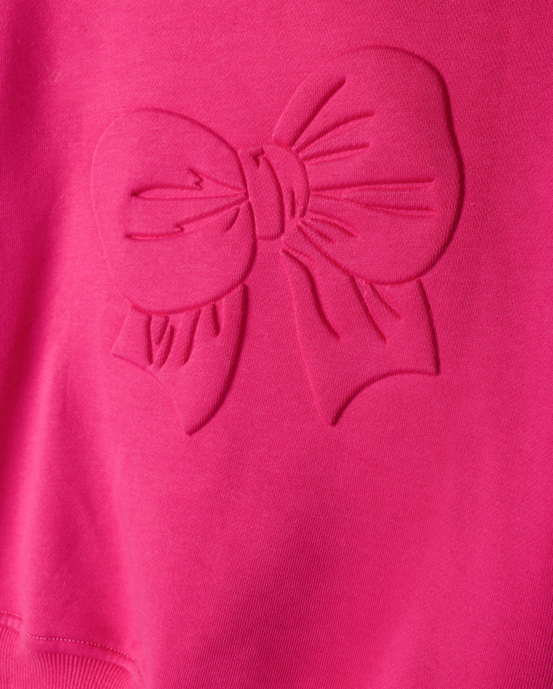 Quilted Bow Sweatshirt