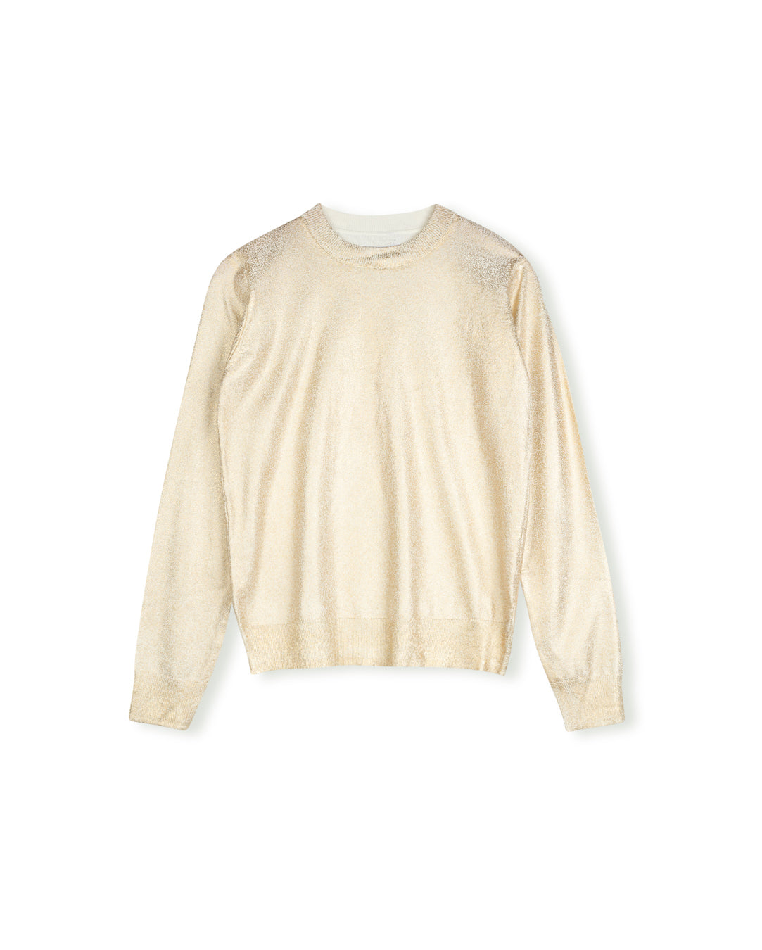 Metallic Ribbed Sweater - Junees