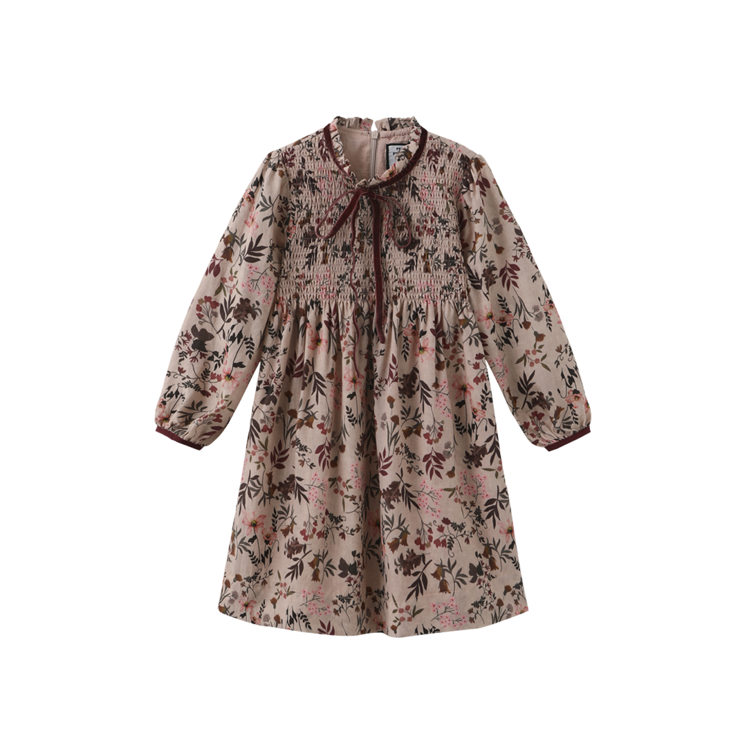 Floral Smocked Detail Dress