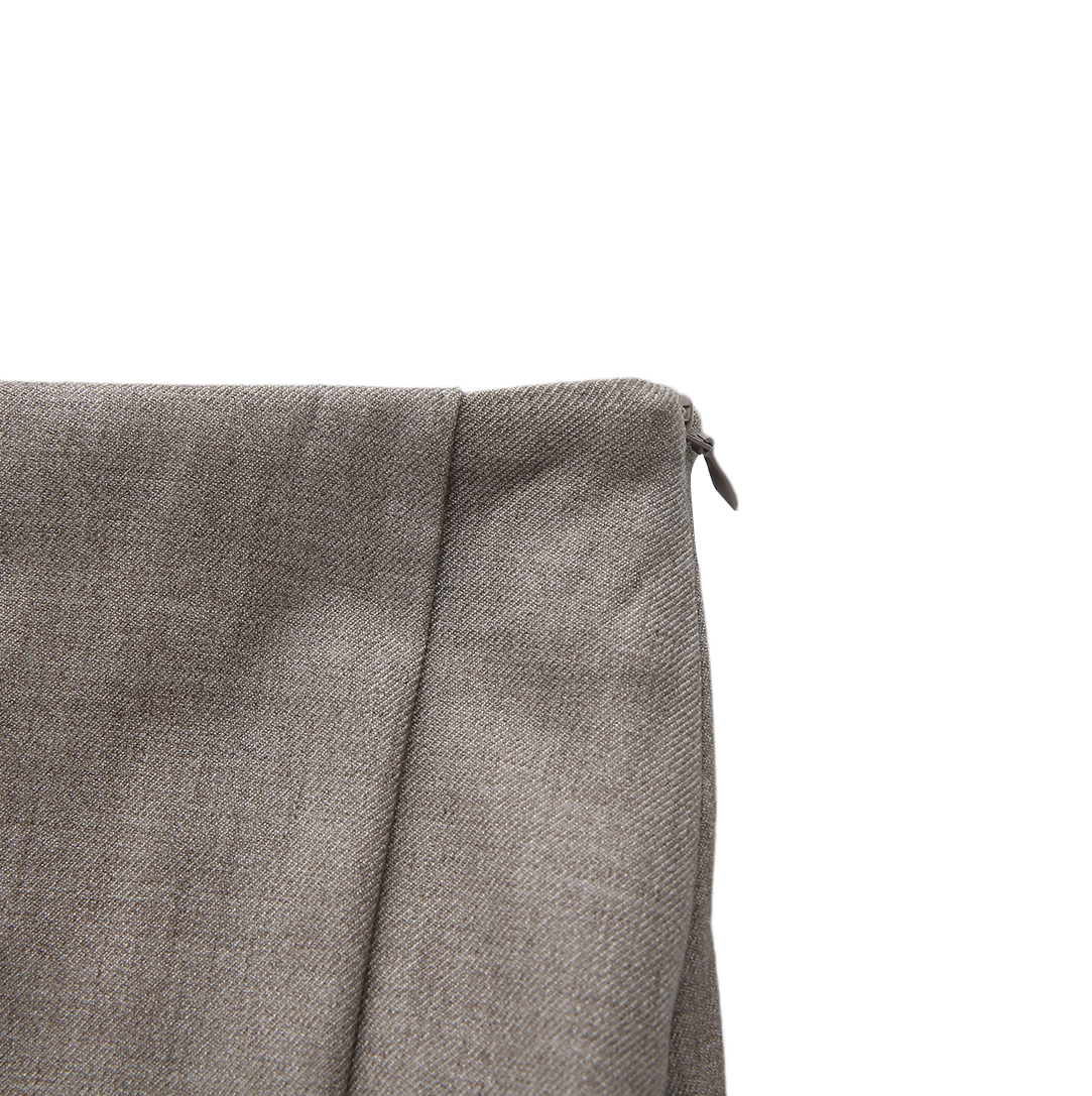 Pleated Waist Detailed Maxi Skirt