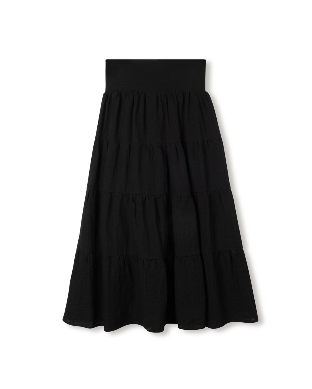 Tiered Tissue Maxi Skirt