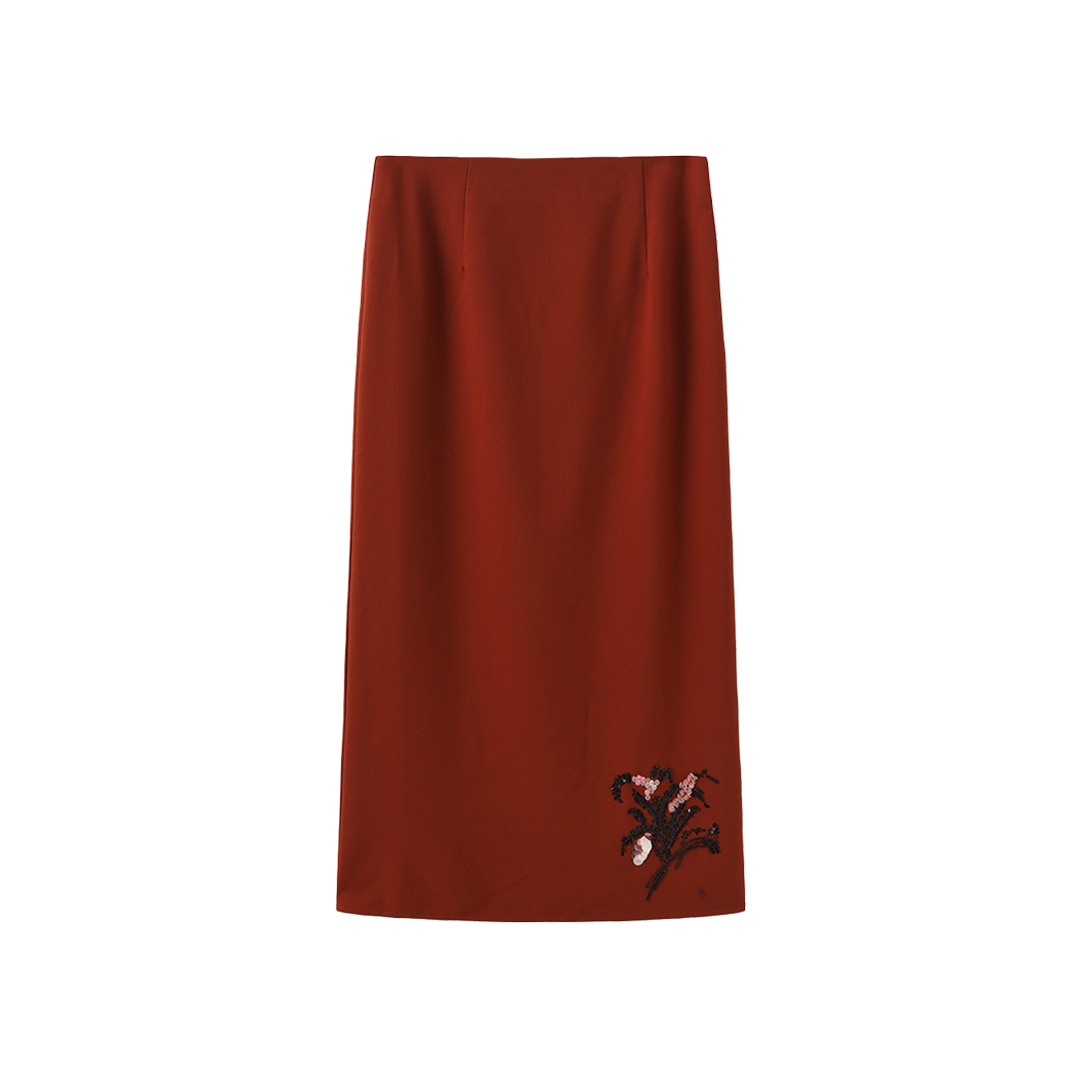 Crystal Embroidery Skirt