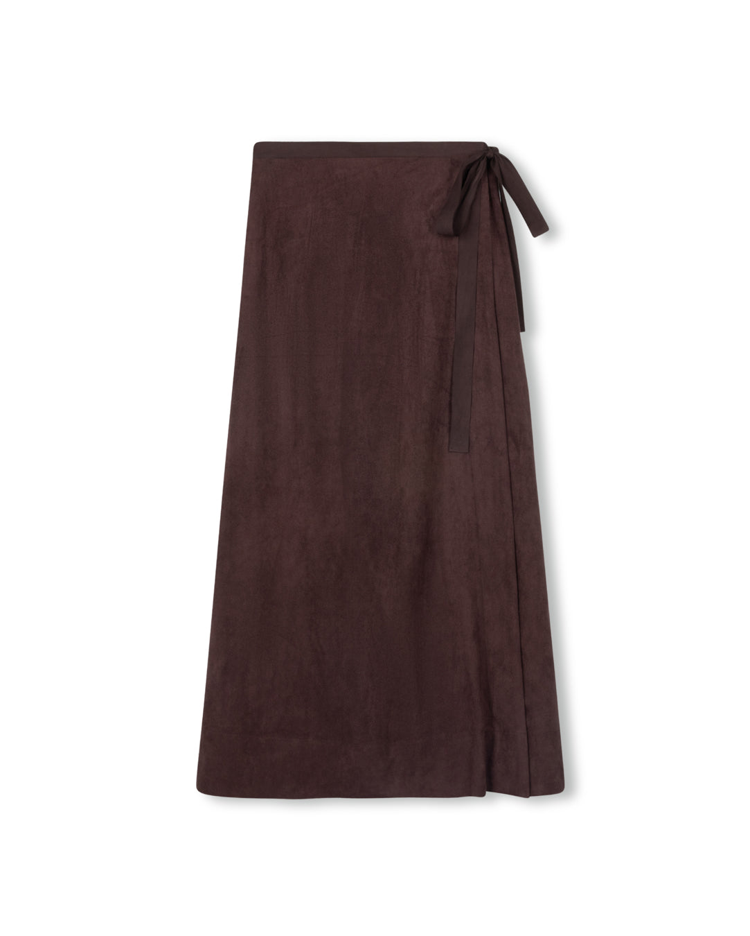 Hilden Suede Wrap Wrap Skirt