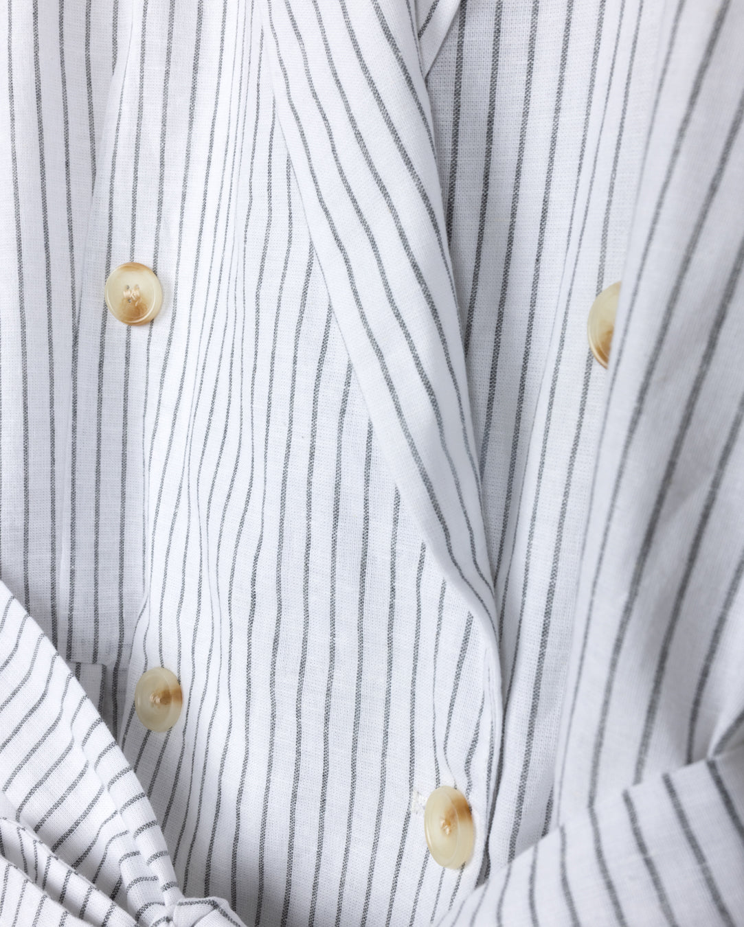 Linen Pinstripe Vest