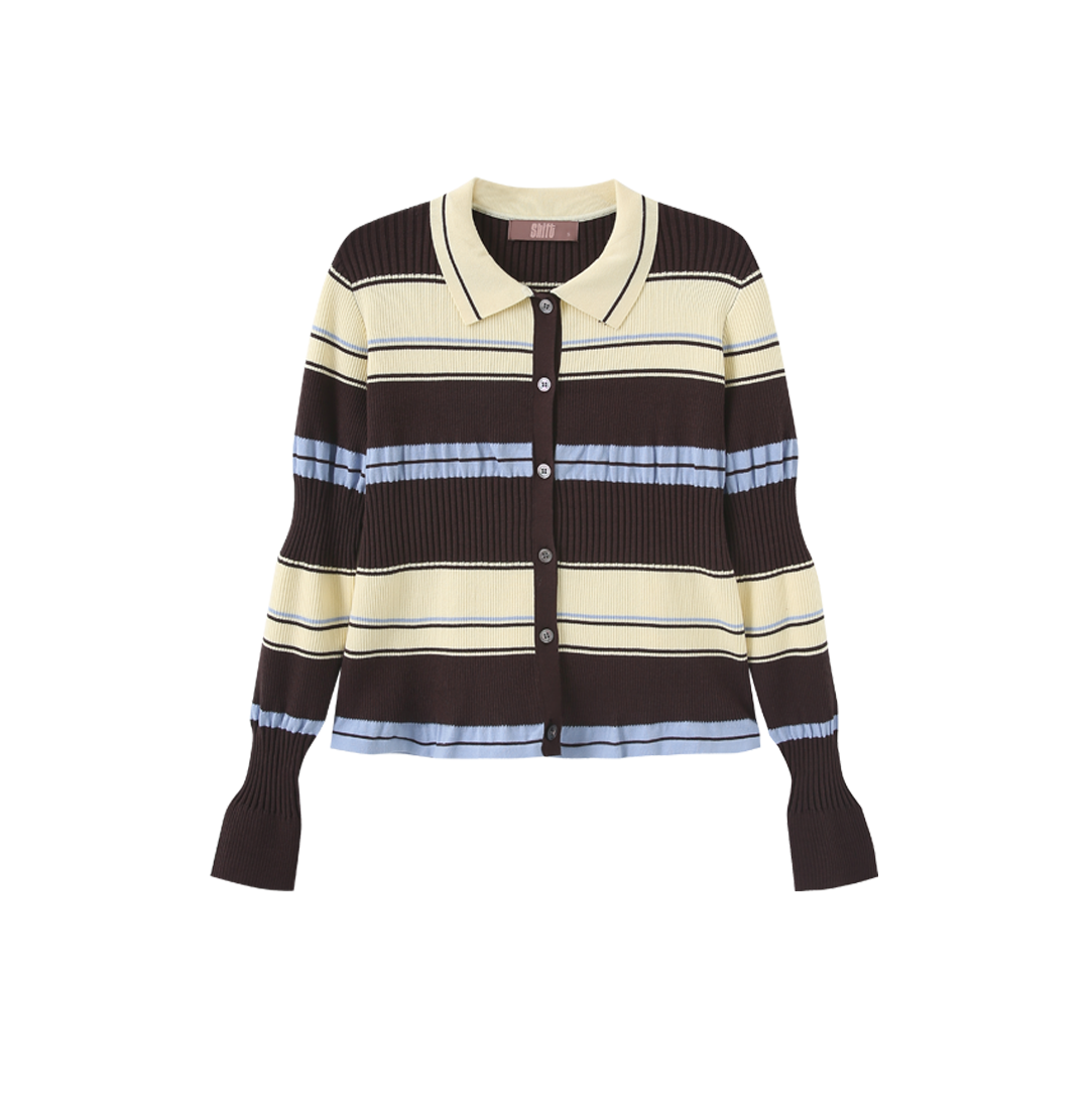 Ribbed Knit Stripe Top