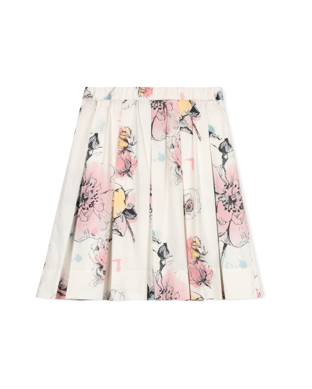 Cindy Floral Printed Pastel Skirt