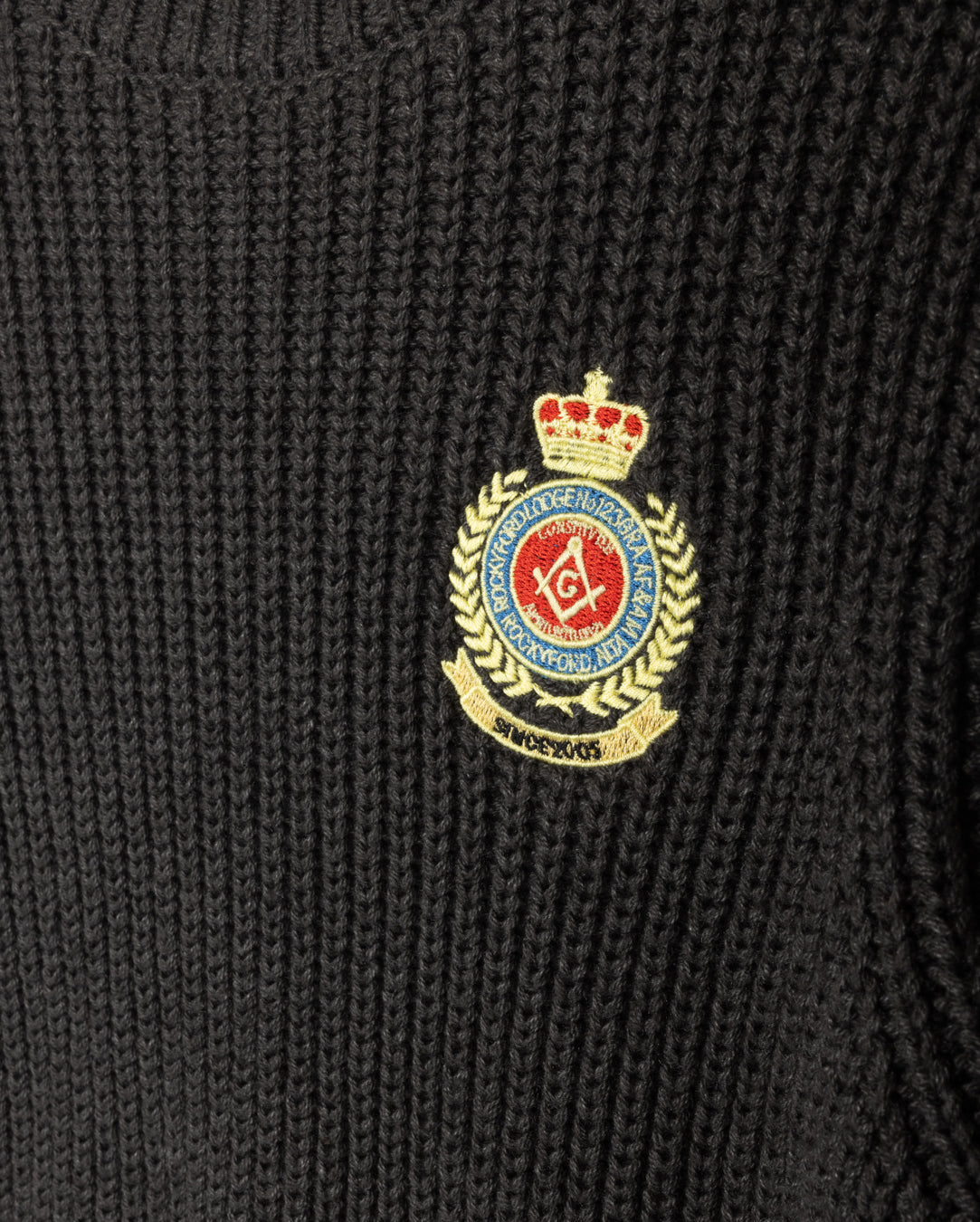 Big Patch Knit Sweater