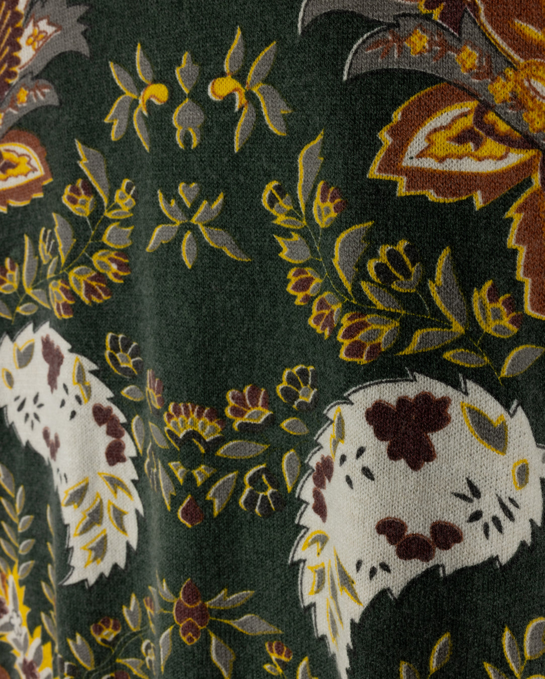 Center Printed Knit Turtleneck