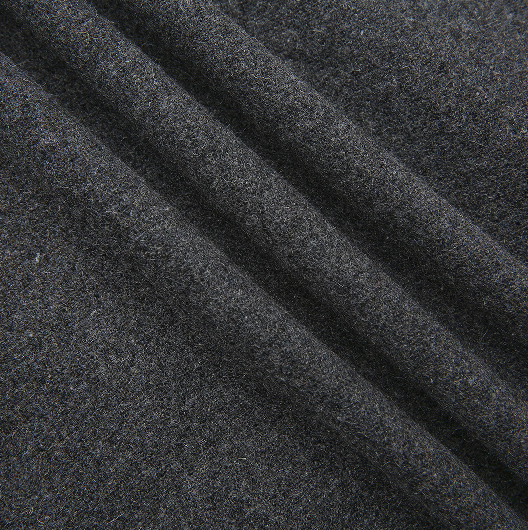 Side Pleat Wool Skirt