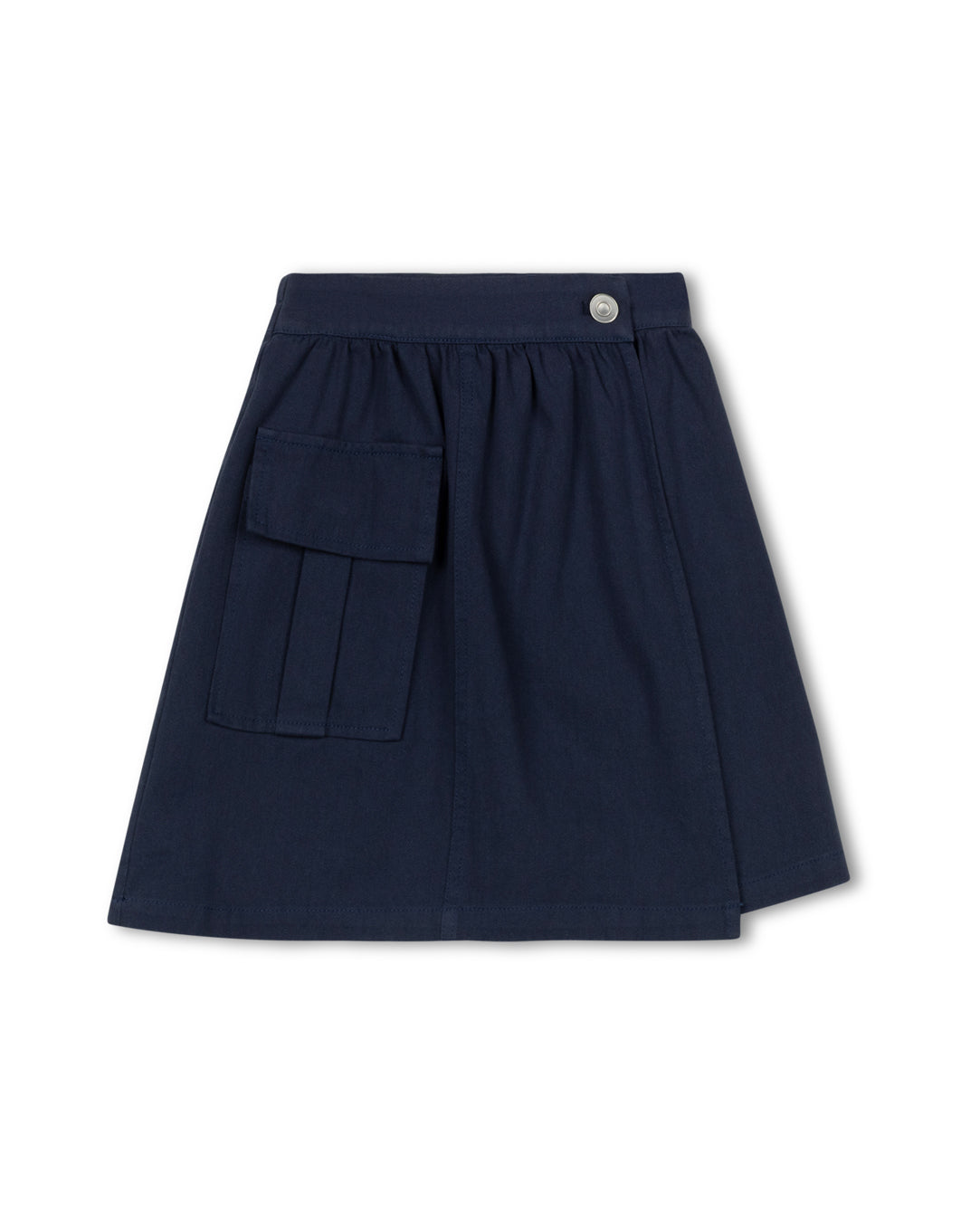 Nash Wrap Pocket Denim Skirt