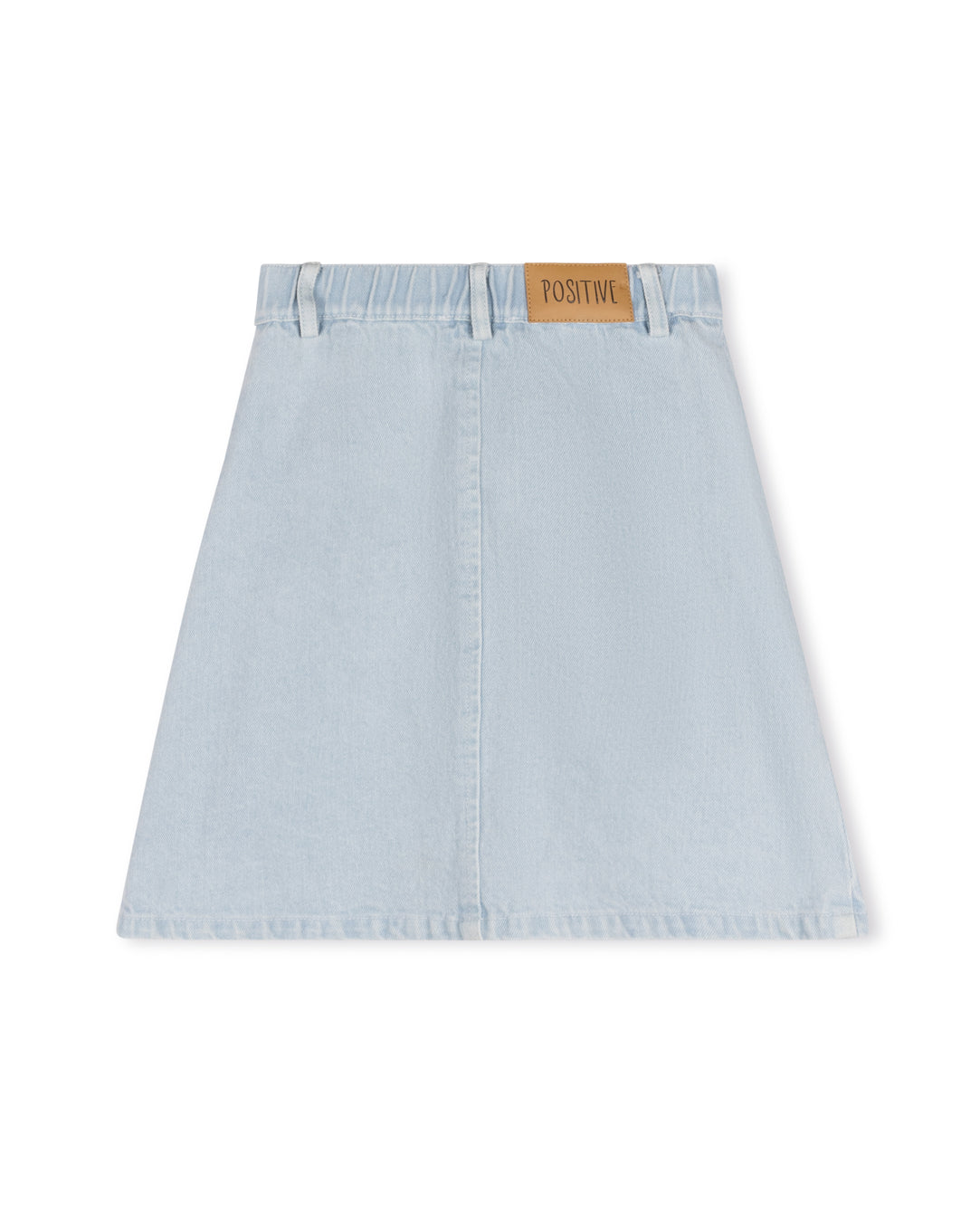 Denim Colored Button Down Skirt C-18896