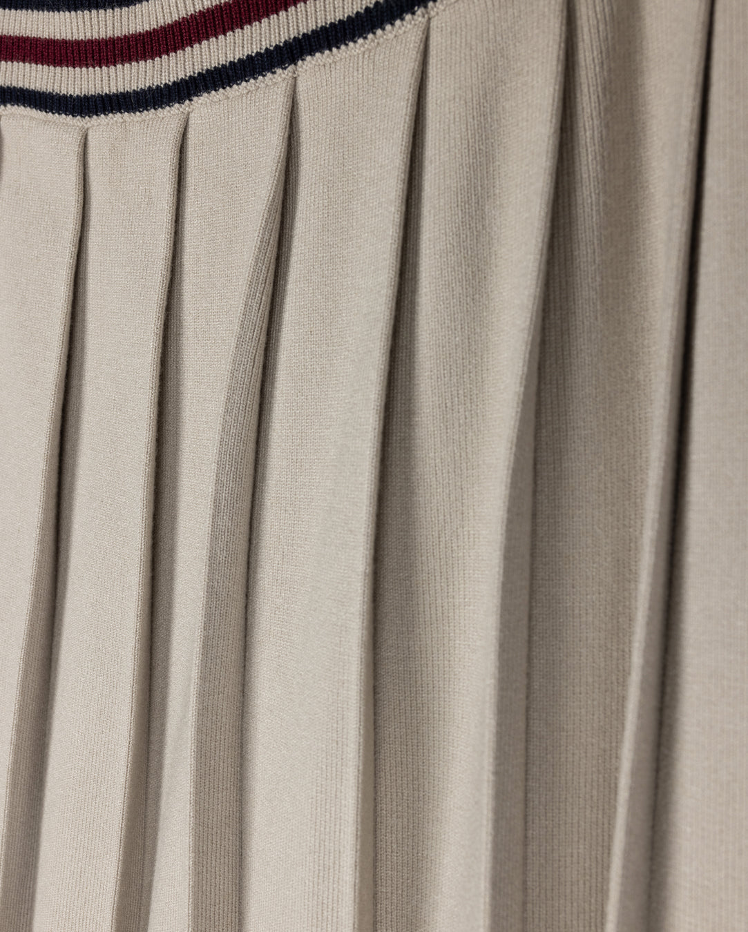 Melo Knit Pleated Maxi Skirt