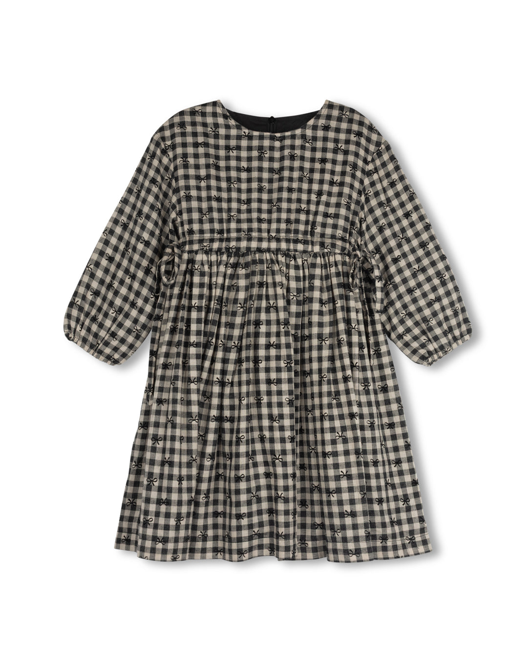 Sherry Checked And Bow Dress
