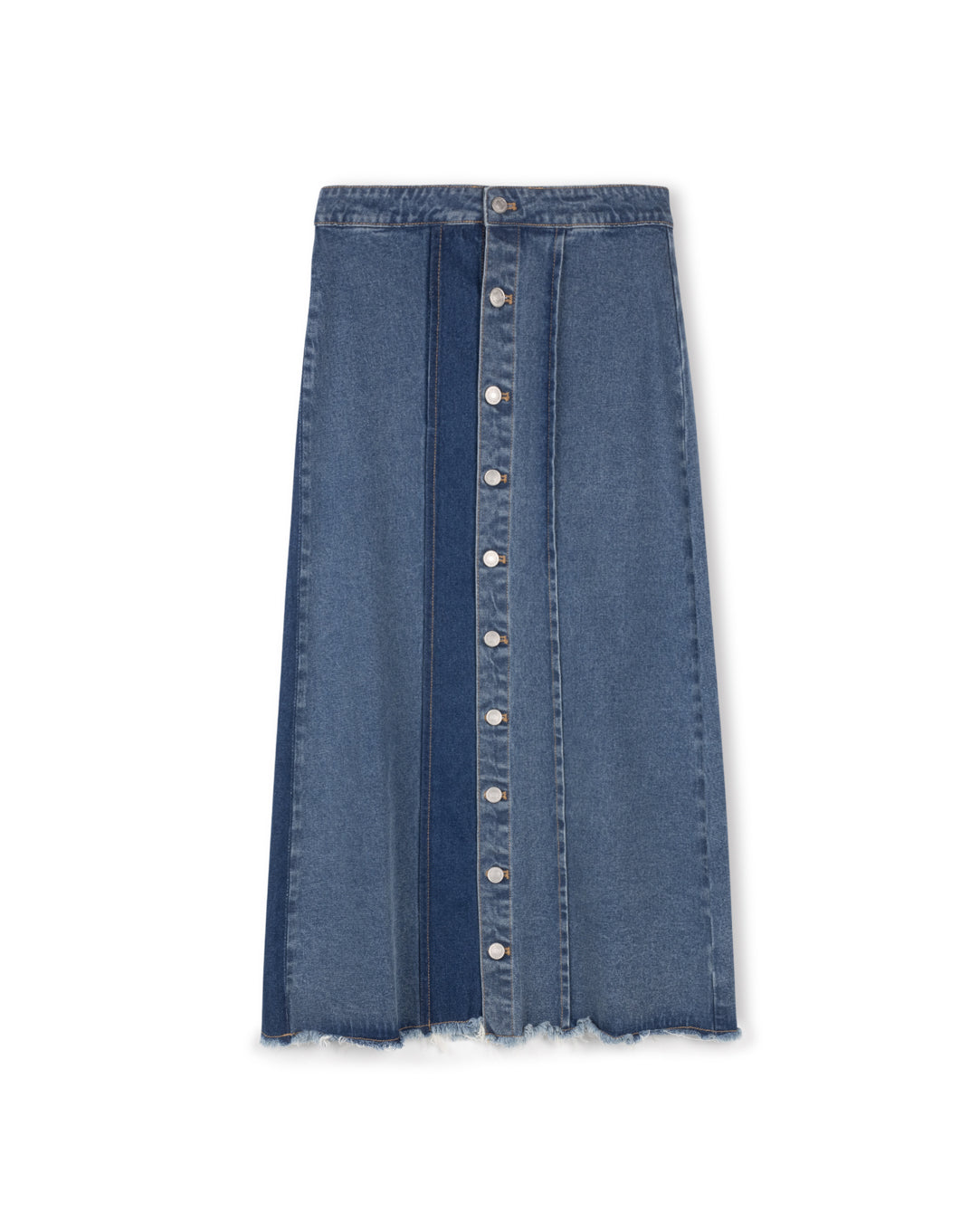 Multi Denim Skirt W-16859