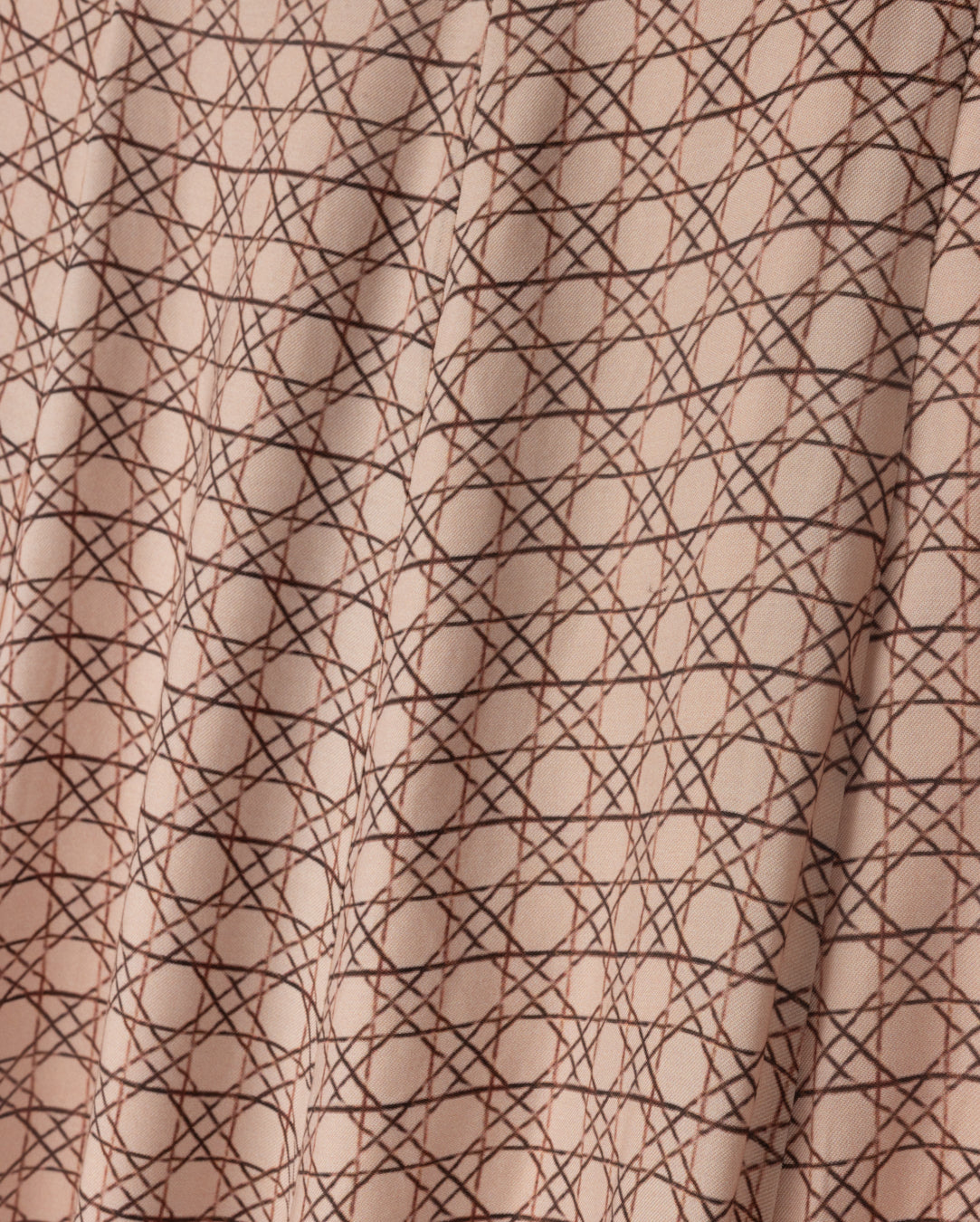 Cane Printed Flowy Maxi Skirt