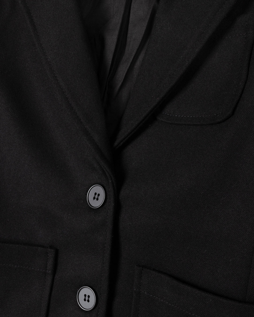 Boiled Wool Pocket Blazer