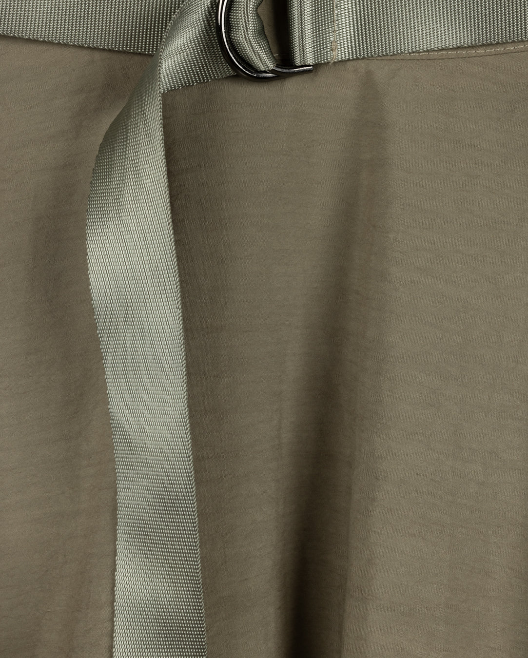 Belted Crinkle Skirt