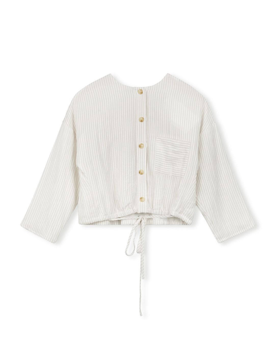 Leo Crop Button Down