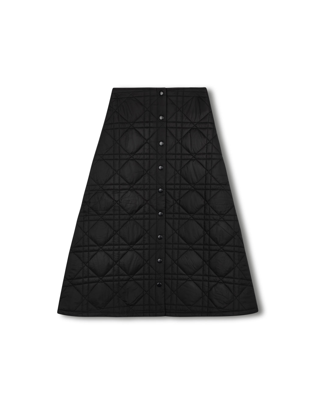 Quilted Pocket Midi Skirt