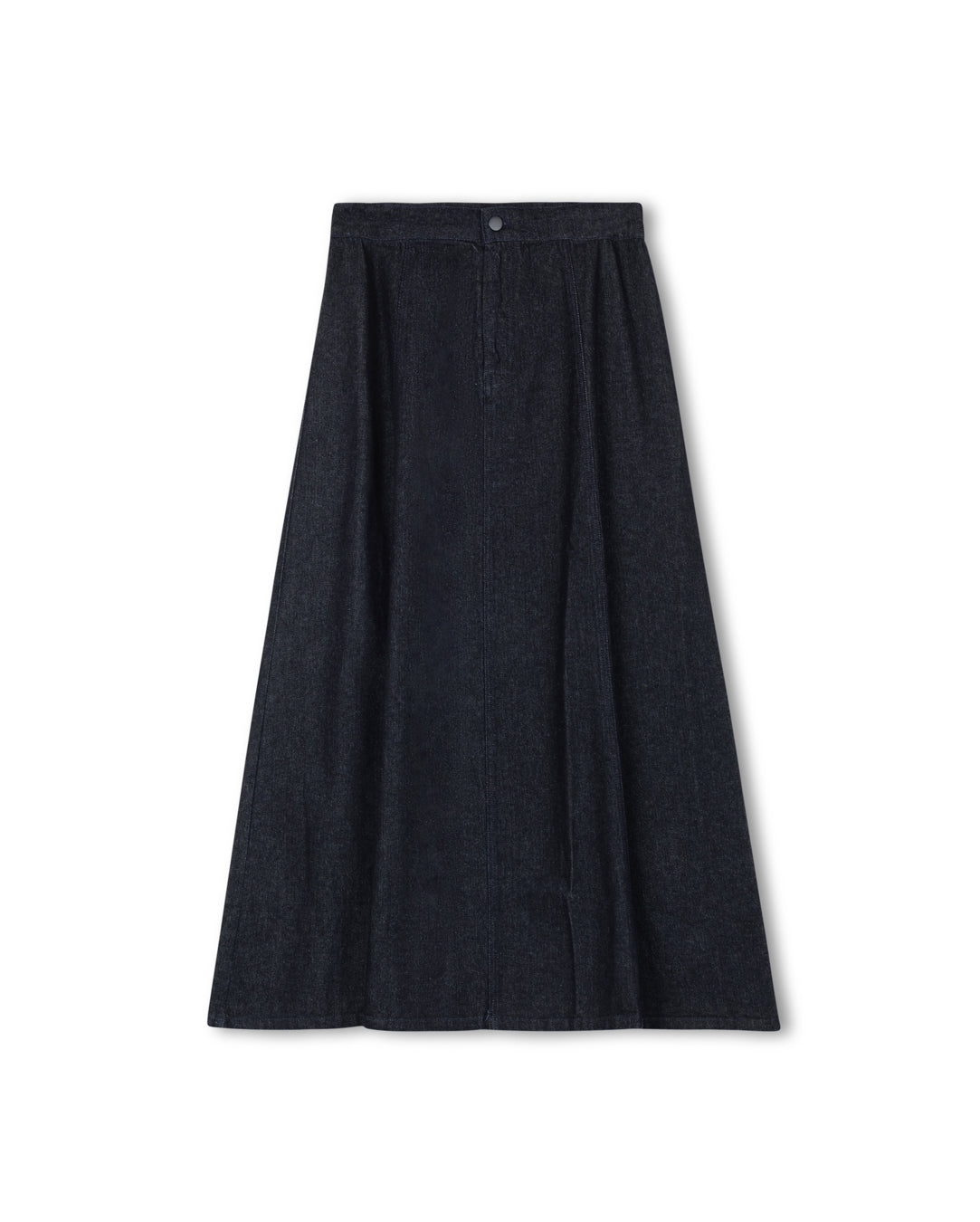 A-Line Seam Detailed Denim Skirt