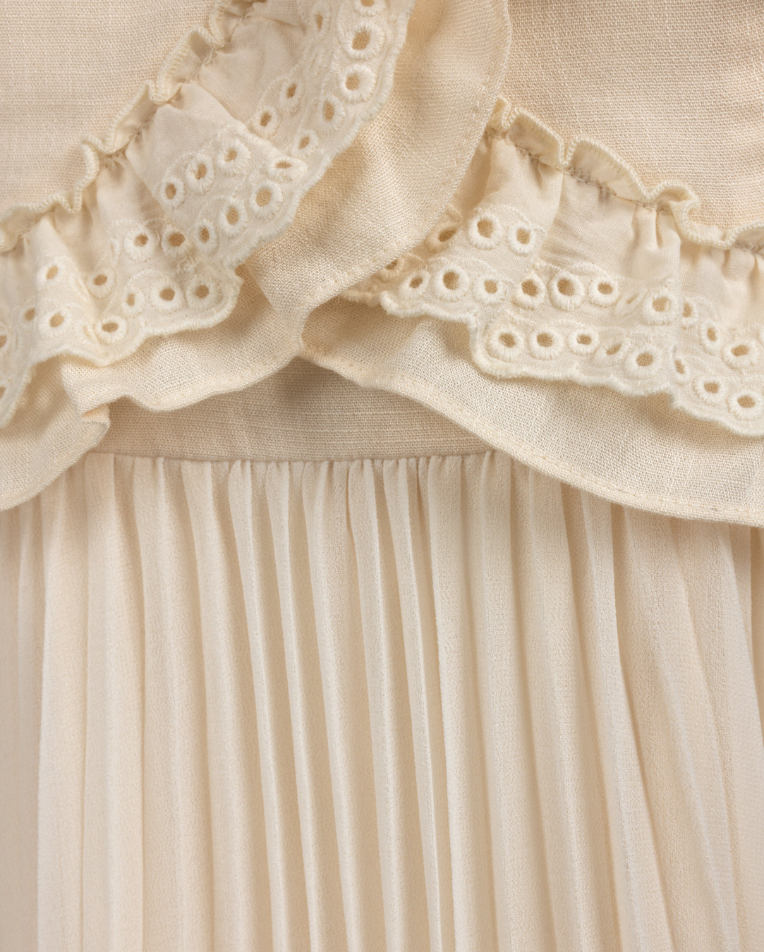 Ruffled Pleated Dress