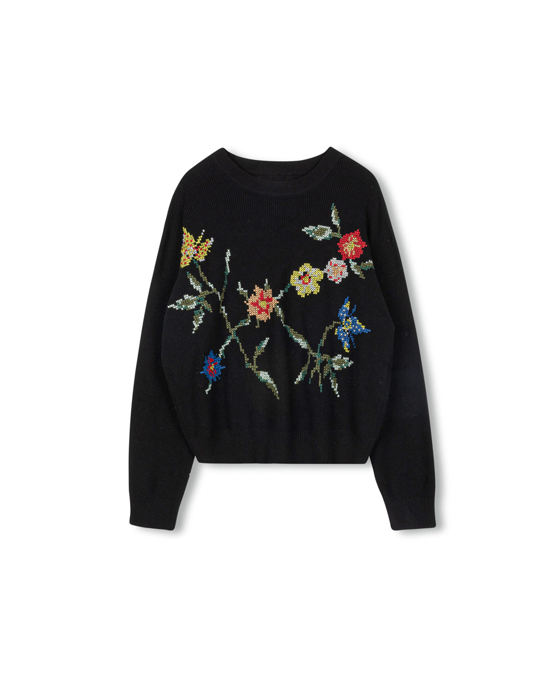 Pixel Knit Sweater W-23364