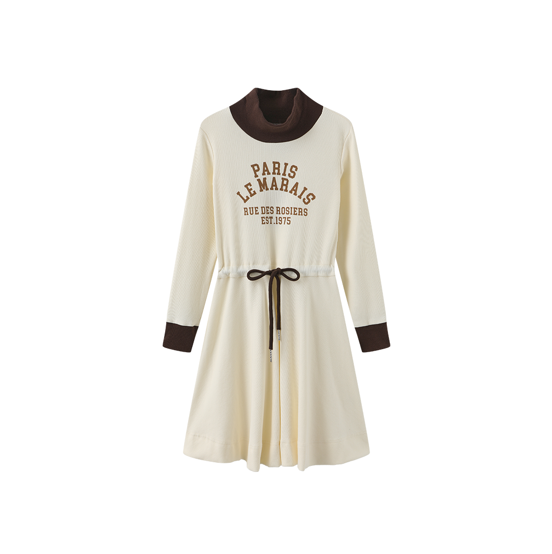 James Turtleneck Dress