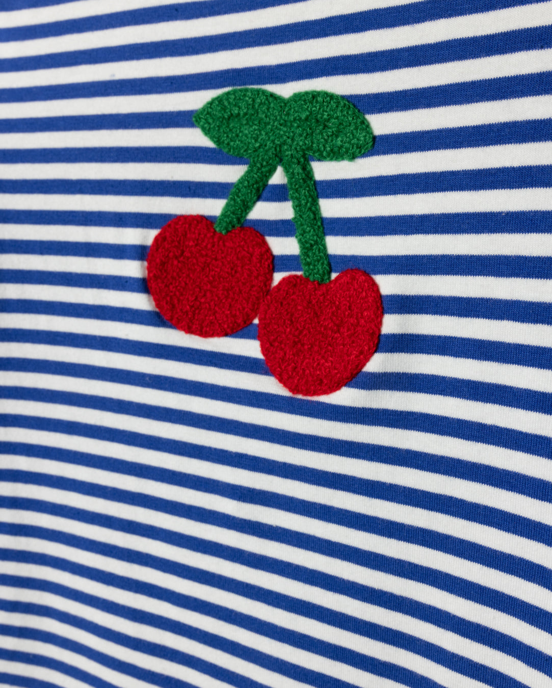 Terry Cherry Striped Tee - Junees