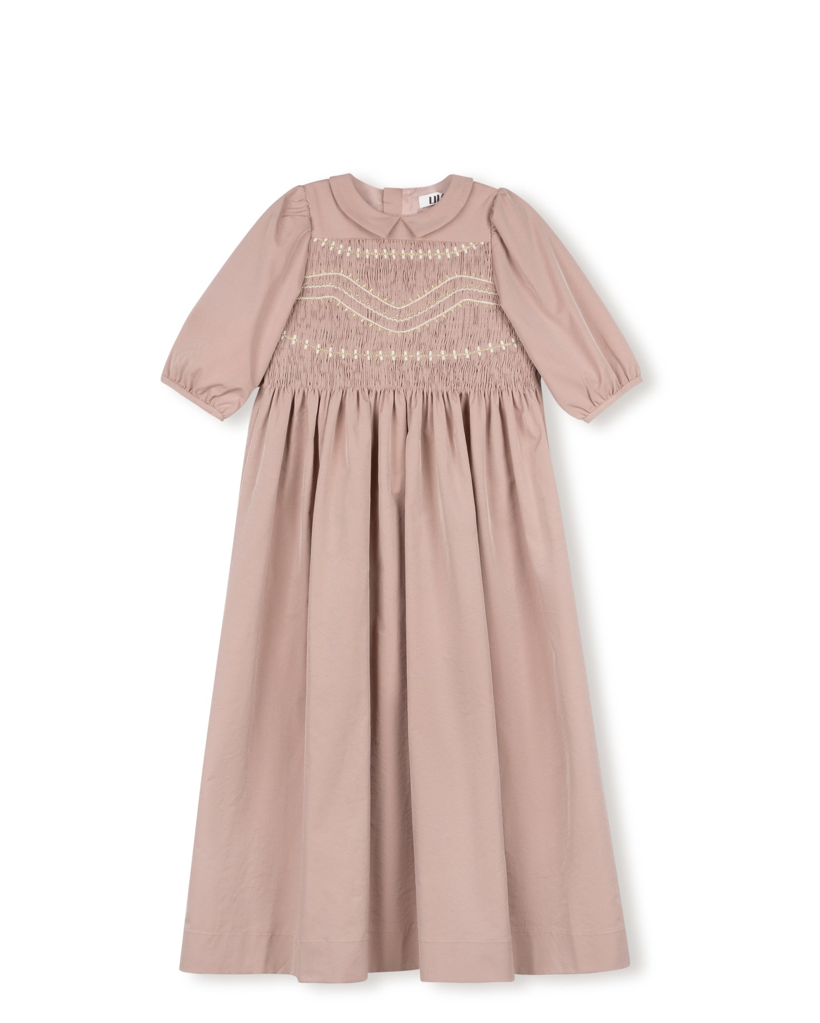 Taffeta Smocked Gown - Junees