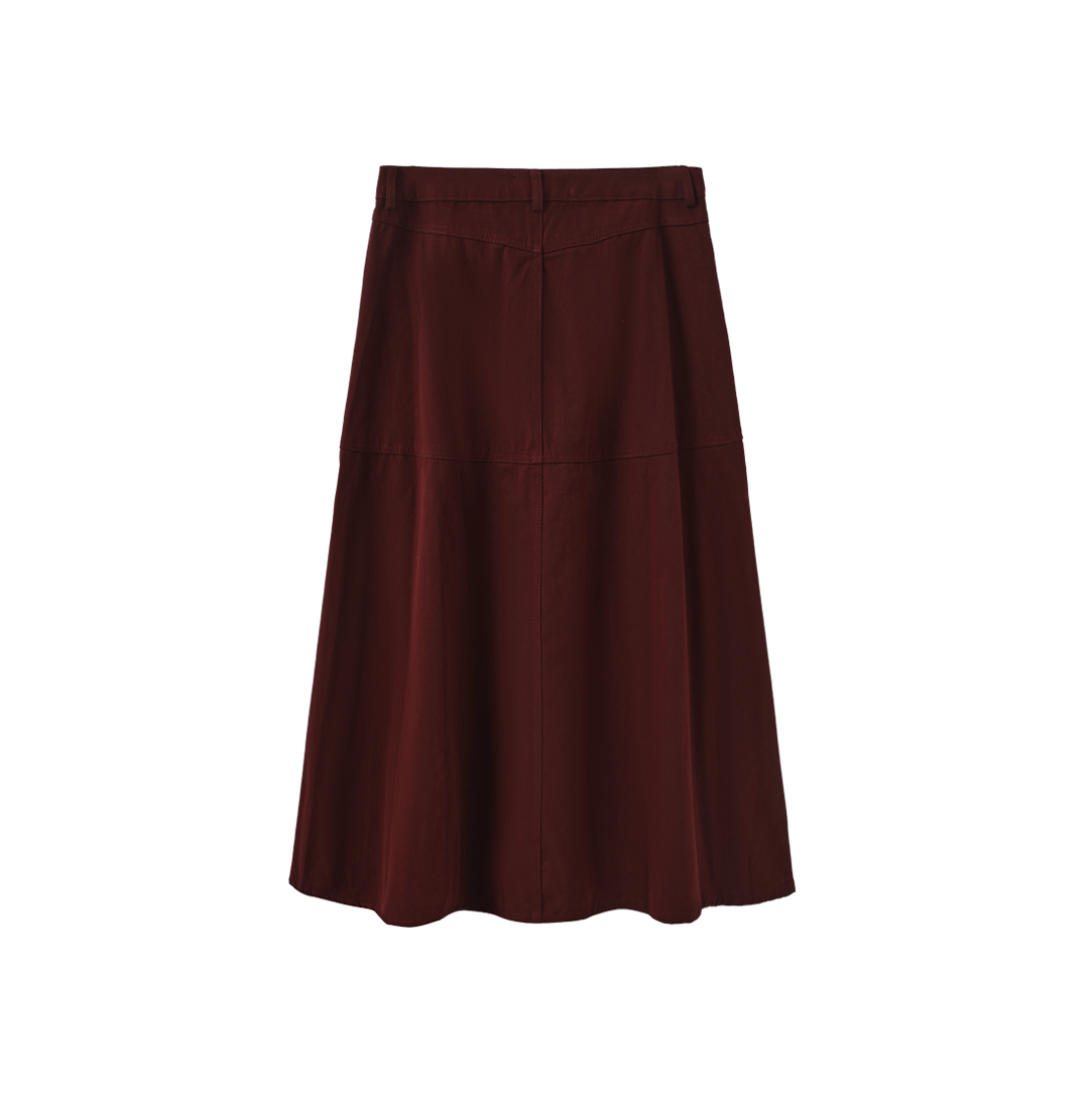 Denim Seam Detailed Pocket Skirt