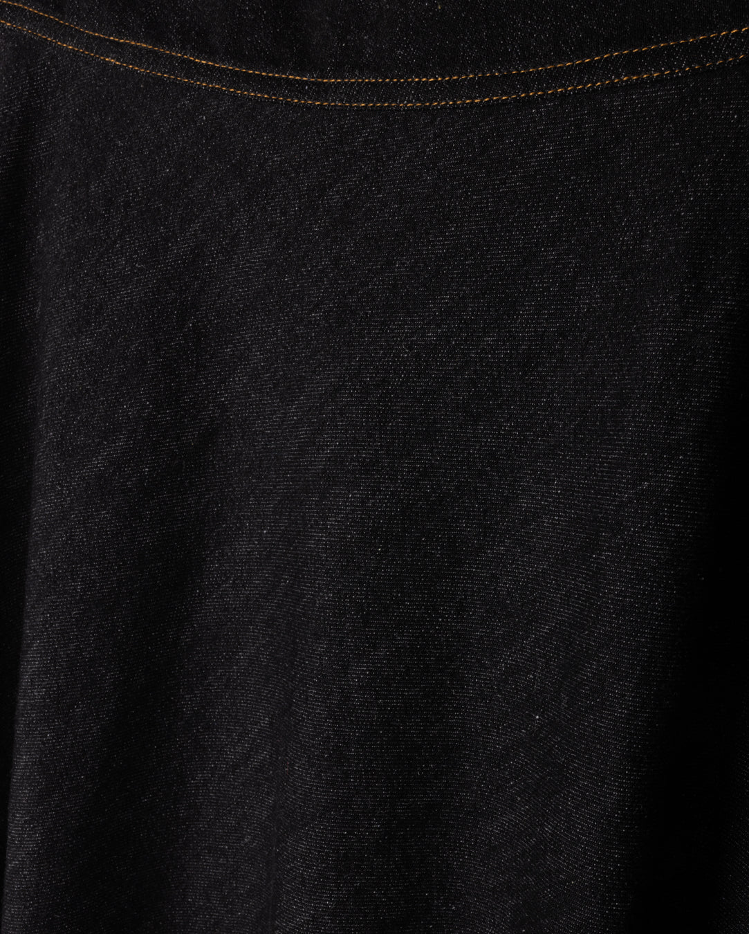 Side Button Denim A-Line Skirt