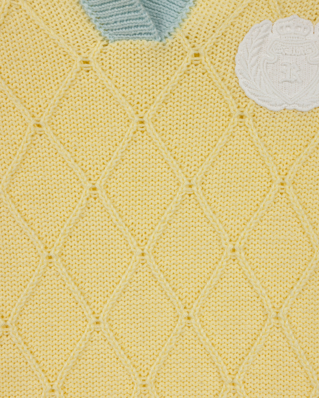 Cindy Diamond Printed Collared Sweater